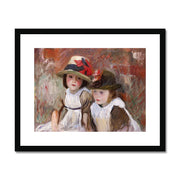 Village Children Framed & Mounted Print