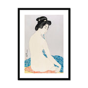 Woman After a Bath Framed & Mounted Print