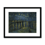Starry Night on the Rhone Framed & Mounted Print