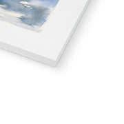 Yellow and Blue Framed & Mounted Print