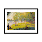 Study for a Sunday on La Grande Jatte Framed & Mounted Print