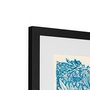 Blue Marigold Framed & Mounted Print