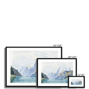 Bay of Uri, Brunnen from Switzerland Framed & Mounted Print