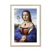 Portrait of Maddalena Strozzi Doni Framed & Mounted Print
