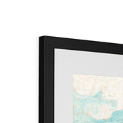 Green Wheat Fields, Auvers Framed & Mounted Print