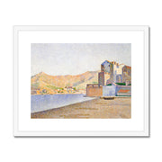 The Town Beach, Collioure, Opus 165 Framed & Mounted Print