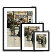 On the Boulevards Framed & Mounted Print