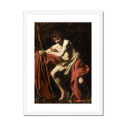 Saint John the Baptist in the Wilderness Framed & Mounted Print