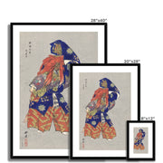 Actor in the Role of the Dragon God Kasuga Framed & Mounted Print