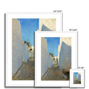 A Moroccan Street Scene Framed & Mounted Print