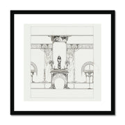 Decor for the Fireplace for the Fouquet Boutique Framed & Mounted Print