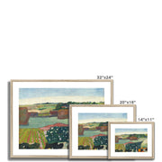 Haystacks in Brittany Framed & Mounted Print