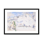 Mont Sainte-Victoire (La Montagne Sainte-Victoire) 1 Framed & Mounted Print