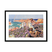 Ulysses with Calypso Framed & Mounted Print