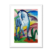 Blue Horse I Framed & Mounted Print