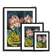 Pink Roses Framed & Mounted Print