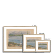 Four Geese by the River Framed & Mounted Print