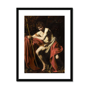 Saint John the Baptist in the Wilderness Framed & Mounted Print