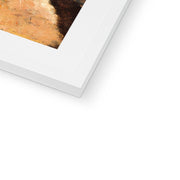 Nude on a Blue Cushion Framed & Mounted Print