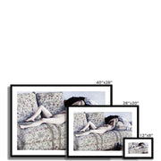 Nude on a Couch Framed & Mounted Print
