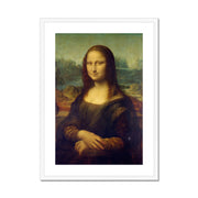 Portrait of Mona Lisa del Giocondo Framed & Mounted Print