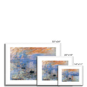 Impression, Sunrise Framed & Mounted Print