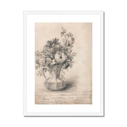 Flowers in a Pitcher Framed & Mounted Print