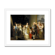 Los infantes Carlos María Isidro, Francisco de Paula, Carlota Joaquina, María Josefa, María Luisa, Gabriel Antonio, Carlos Luis. También se observa a Luis de Etruria, esposo de María Luisa Framed & Mounted Print