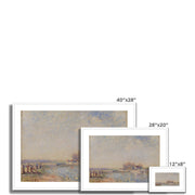 Saint Mammès–Loing Canal (Saint Mammès–Canal du Loing) Framed & Mounted Print