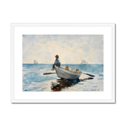 Boys in a Dory Framed & Mounted Print