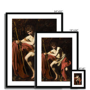 Saint John the Baptist in the Wilderness Framed & Mounted Print