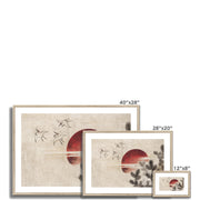 Birds and sunset, from Album of Sketches Framed & Mounted Print
