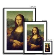 Portrait of Mona Lisa del Giocondo Framed & Mounted Print