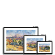 Montagne Sainte-Victoire (Paysage) Framed & Mounted Print