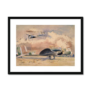 Whitley Bombers Sunning Framed & Mounted Print