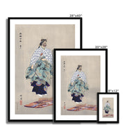 Scene from the Noh theater play Aoinoue Framed & Mounted Print