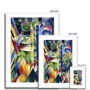 The Little Mountain Goats Framed & Mounted Print