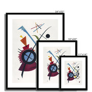 Violet litograph Framed & Mounted Print