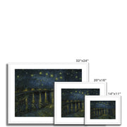 Starry Night on the Rhone Framed & Mounted Print
