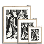 The Large Cow Lying Down Framed & Mounted Print