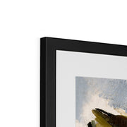 Pink and White Flowers in a Vase Framed & Mounted Print