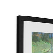 Young Mother Sewing Framed & Mounted Print