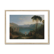 Lake Avernus: Aeneas and the Cumaean Sibyl Framed & Mounted Print