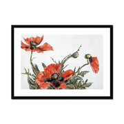 Red Poppies Framed & Mounted Print