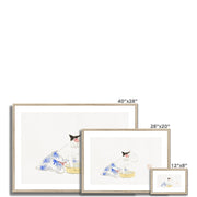 Album of Ichiryusai Hiroshige's Sketches Framed & Mounted Print