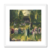 Tennis at Newport Framed & Mounted Print