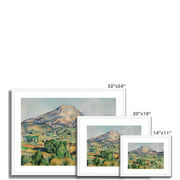 Mont Sainte-Victoire (La Montagne Sainte-Victoire Framed & Mounted Print