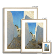 A Moroccan Street Scene Framed & Mounted Print
