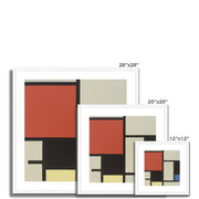 Composition Framed & Mounted Print