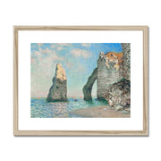 The Cliffs at Étretat Framed & Mounted Print